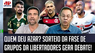 quotEU FALO quem SE DEU MAL nesse SORTEIO foi oquot Fase de grupos da Libertadores 2024 GERA DEBATE [upl. by Patience]