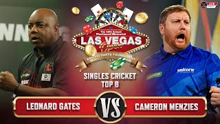 Leonard Gates vs Cameron Menzies  Singles Cricket Quarterfinal  Las Vegas Open [upl. by Essam]