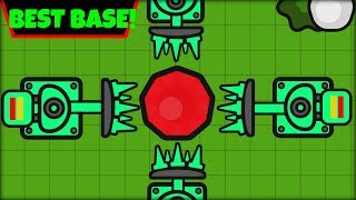 ZOMBSIO BEST BASE EVER  EMERALD BASE AT WAVE 1  SOLO BASE zombsio update [upl. by Arol]