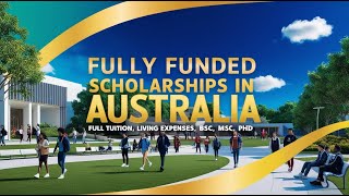 FULLY FUNDED SCHOLARSHIPS IN AUSTRALIA 2025 FULL TUITION LIVING EXPENSES BSC MSC PHD [upl. by Gena]