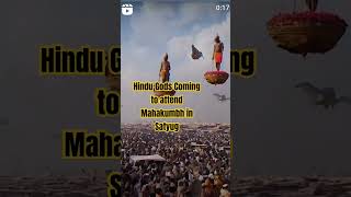 hindu gods coming in mahakumbh satyug sanatandharma reels love ytshorts om shiv devta [upl. by Yemac362]