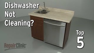 Dishwasher Wont Clean — Dishwasher Troubleshooting [upl. by Sandry]