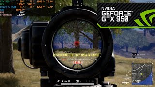 PUBG  GTX 950 2GB  Very Low  FullHD [upl. by Hallette865]