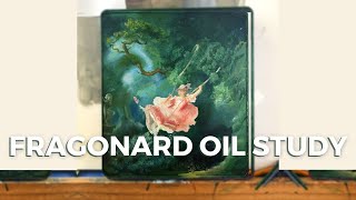 Study of JeanHonoré Fragonards The Swing  Rococo Oil Painting Study french w english subtitles [upl. by Townie]