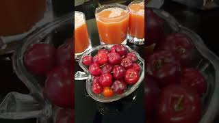 Immunity Boosting Acerola Juice  West Indian Cherry  Vitamin C rich fruit shorts youtubeshorts [upl. by Pearce227]