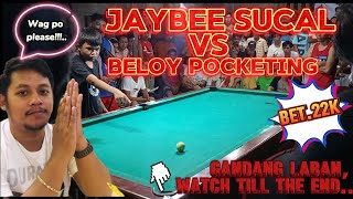 Batang KMJS Jaybee Sucal 🆚 Beloy Pocketing 🎱 10 BALLS PAREHAS 🎱 JANUARY 242023🎱bet22k🔥 [upl. by Ysiad85]