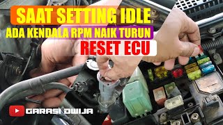 Cara seting Idle Naik Turun dan drop RPM Honda Accord Maestro [upl. by Reave]