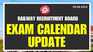 RRB EXAM CALENDAR UPDATE  RRB NEW UPDATE  RRB LATEST NEWS [upl. by Crisey]