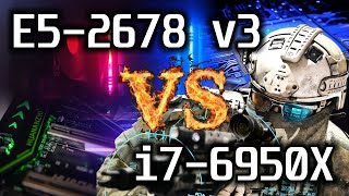 Xeon E52678v3 vs i76950x  Test in 10 Games benchmarks amp comparison  RTX 3070 Ti  1080p [upl. by Odille]