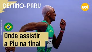 ALISON PIU DOS SANTOS NA FINAL DOS 400M COM BARREIRAS ONDE ASSISTIR À TRANSMISSÃO AO VIVO [upl. by Enajiram131]