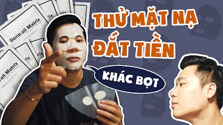 Review đắp mặt nạ thần thánh Derm All Matrix mask  Sinh Lê [upl. by Adalia]