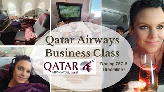 Trip Report  QATAR AIRWAYS Business Class  Boeing 7878  Al Mourjan Business Lounge The Garden [upl. by Supat]