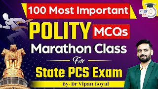 100 Most Important Polity MCQs  Polity Marathon Class for All State PCS Exam by Dr Vipan Goyal [upl. by Dadirac693]