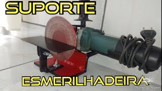 COMO FAZER SUPORTE PARA ESMERILHADEIRA [upl. by Airotciv876]