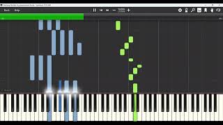 Waltzing Matilda Accompaniment Synthesia [upl. by Nwahsyd]