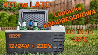 Kompresorowa Lodówka 1224230V Od 10 do 22 STOPNI Vevor 20L [upl. by Mittel]