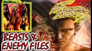 Beast and Enemy Files📁 獣王記 Project Altered Beast PlayStation 2 [upl. by Astor]