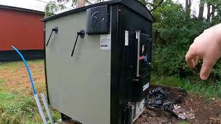 Why I Have A Outside Wood Boiler And Its A HeatMaster [upl. by Kiker]