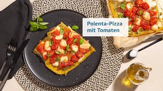 PolentaPizza mit Tomaten  Rezepte [upl. by Yer]