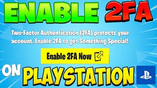 Enable 2FA on Fortnite for PlayStation Guide [upl. by Kcirted]