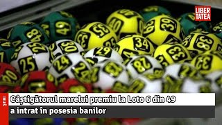 Câștigătorul marelui premiu la Loto 6 din 49 a intrat în posesia banilor Ce semnificație [upl. by Susumu]