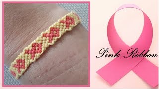 Vriendschapsarmbandjes ♥ Pink Ribbon Awareness [upl. by Hgierb]