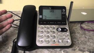 ATampT 84100 DECT 60 CordedCordless Phone Review [upl. by Bathulda]