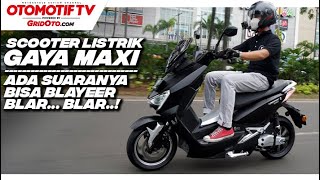 Gayanya Maxi Scooter Bisa Ngeblar Ternyata Bertenaga Listrik United EMotor T1800 l Otomotif TV [upl. by Ishmul]