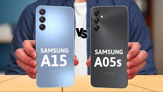 Samsung Galaxy A15 vs Samsung Galaxy A05s [upl. by Turner320]