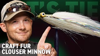 Lets Tie a Craft Fur Clouser Minnow [upl. by Yentruok146]