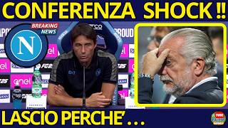 😨 VERONA NAPOLI 30  CONTE INFORMA NAPOLI IO SONO PRONTO A LASCIARE VOI FALSE PROMESSE CALCIO NEWS [upl. by Emie466]