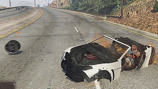 GTA 5 Realistic Accidents GTA V PC Better Deformation Gameplay [upl. by Cointon]