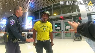 Man Goes Absolutely Ballistic At The Airport [upl. by Pega801]