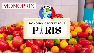 🛒 PARIS  MONOPRIX Grocery Tour Lets Go Shopping monoprix supermarket grocery france paris [upl. by Pascha720]