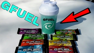 GFUEL UNBOXING TASTE TEST  REVIEW [upl. by Frank]