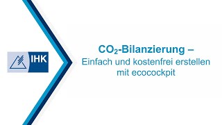 CO2Bilanzierung – Einfach und kostenfrei erstellen [upl. by Kannav120]