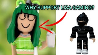 5 Reasons You Should Support Lisa Gaming ROBLOX  She’s The Best ❤️ [upl. by Idnic]