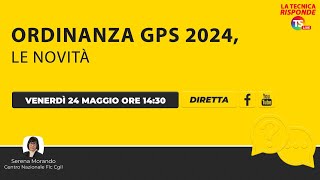 Gps 2024 tutte le novità dellordinanza [upl. by Egbert]