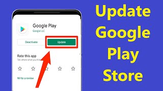 How to Update Google Play Store Manually  Howtosolveit [upl. by Yrod815]