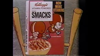 Kelloggs VitaminPowered Sugar Smacks Cereal Commercial 1960s [upl. by Dyann]