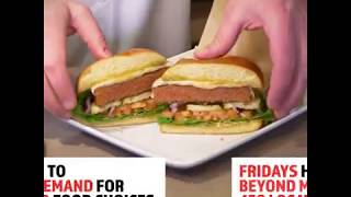 Meatless Monday Joins Forces with TGI Fridays to Announce their New Beyond Meat Burger [upl. by Atram]