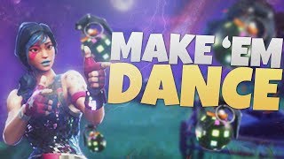 MAKE EM DANCE  PS4 Fortnite BOOGIE BOMBS  PS4 Fortnite Solos Win Gameplay [upl. by Meraree]