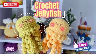 ♥ Crochet Jellyfish Tutorial  for Beginners ♥ [upl. by Notniw]