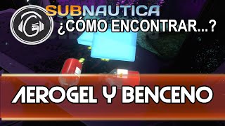 SUBNAUTICA  ¿Dónde encontrar AEROGEL y BENCENO [upl. by Attenod]