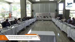 Quinta sesión comisión de postulación de Corte de Apelaciones 1792024 [upl. by Innek]