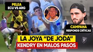 OTRA POLÉMICA de KENDRY PÁEZ  Pelea Entre ECUADOR y ARGENTINA Sub 16  CAMPANA RESPONDE Críticas [upl. by Anelehs223]