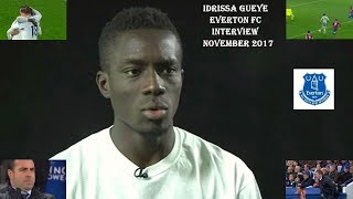 IDRISSA GUEYE – PARIS SAINTGERMAIN FC  EVERTON FC – INTERVIEW – NOVEMBER 2017 [upl. by Damon555]