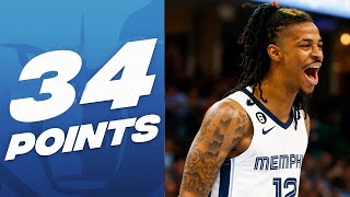 Ja Morant RETURN 34 PTS 8 AST amp INSANE Game Winner vs Pelicans Full Highlights  Dec 19 2023 [upl. by Ecnerrot469]