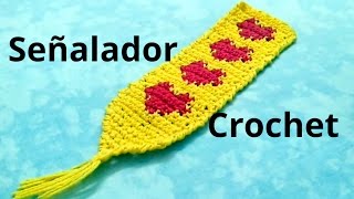 MARCADOR o SEÑALADOR San Valentín en tejido crochet para libros tutorial paso a paso Moda a Crochet [upl. by Ulland736]