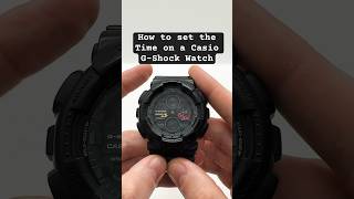 How to adjust Time on a GShock Analog and Digital [upl. by Nosdivad]